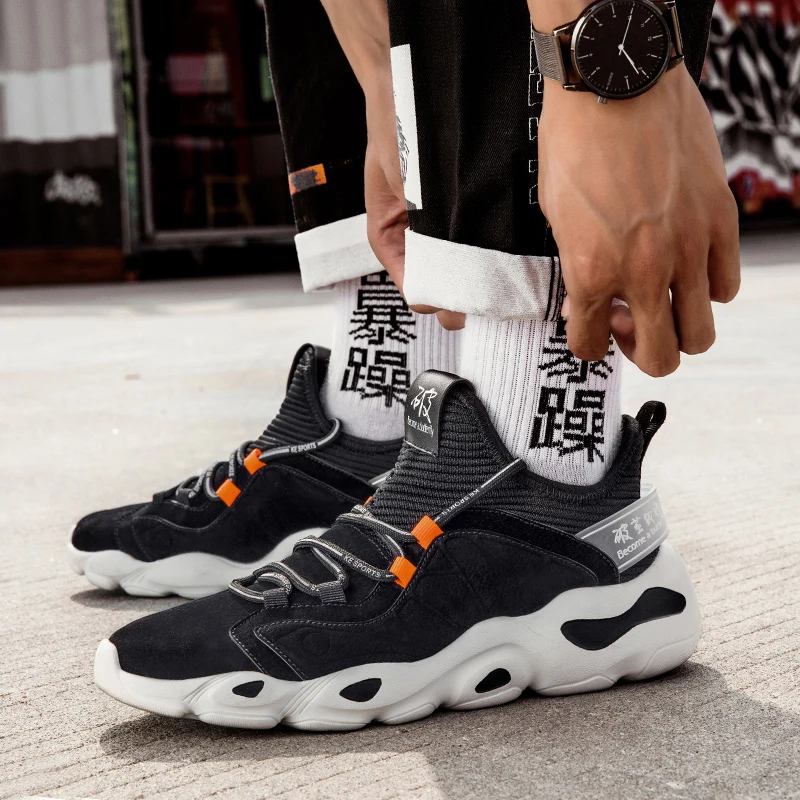 

Fashion Casual Shoes Men Chinese Style Sneakers for Men Outdoor Breathable Trend Lace-up Shoe For Man Loafers New Zapatos Hombre