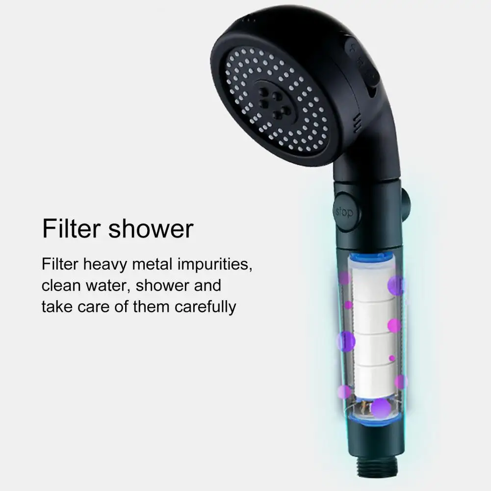 

Triple Filtration Easy Installation Multiple Water Outlet Modes Useful Hand Shower Sprayer Shower Head for Home