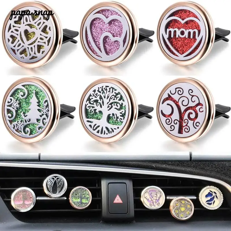 Съемное ожерелье из нержавеющей стали под розовое золото автомобильный диффузор