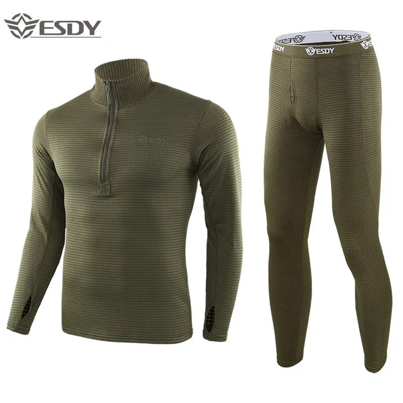 Зимнее мужское термобелье уличное квадратное встряхнуть флисовая рубашка брюки