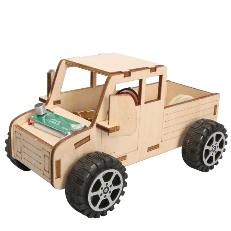 

2022 NewSTEM Kit Wooden Mechanical Model Cars Kits Motorized Construction Engineering Set Assembly Constructors for Boy and Girl