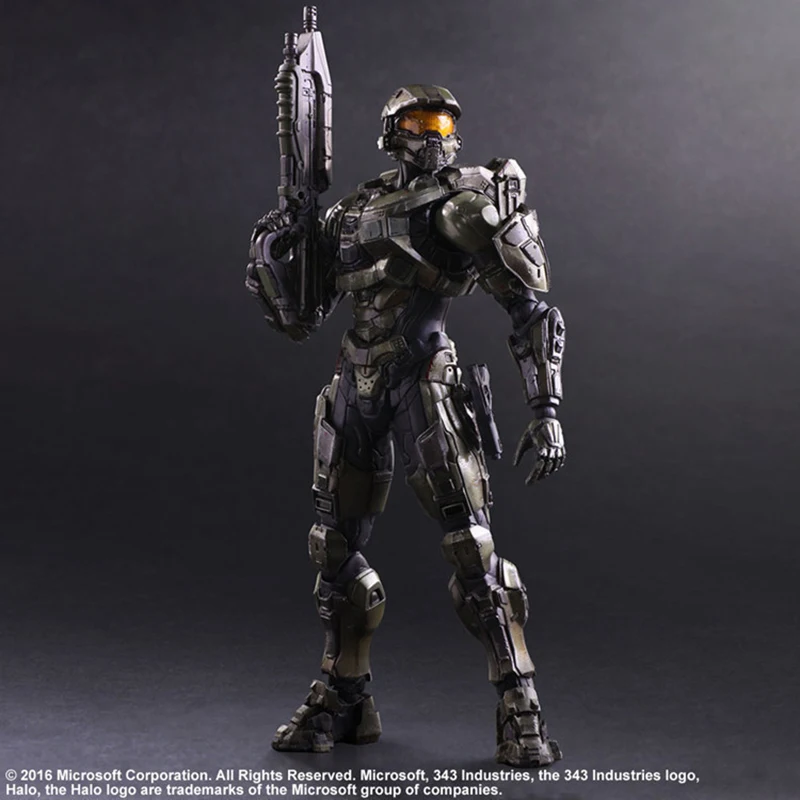 27 см Играть Искусство KAI HALO 5 Guardians No.1 Мастер Главный Аниме ПВХ Фигурки игрушки