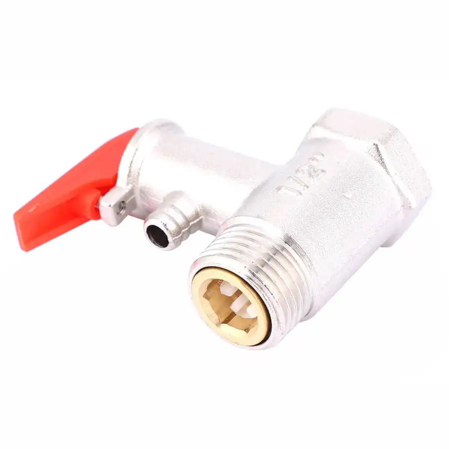 Предохранительный клапан для водонагревателя рельефный обратный латунный 0 9