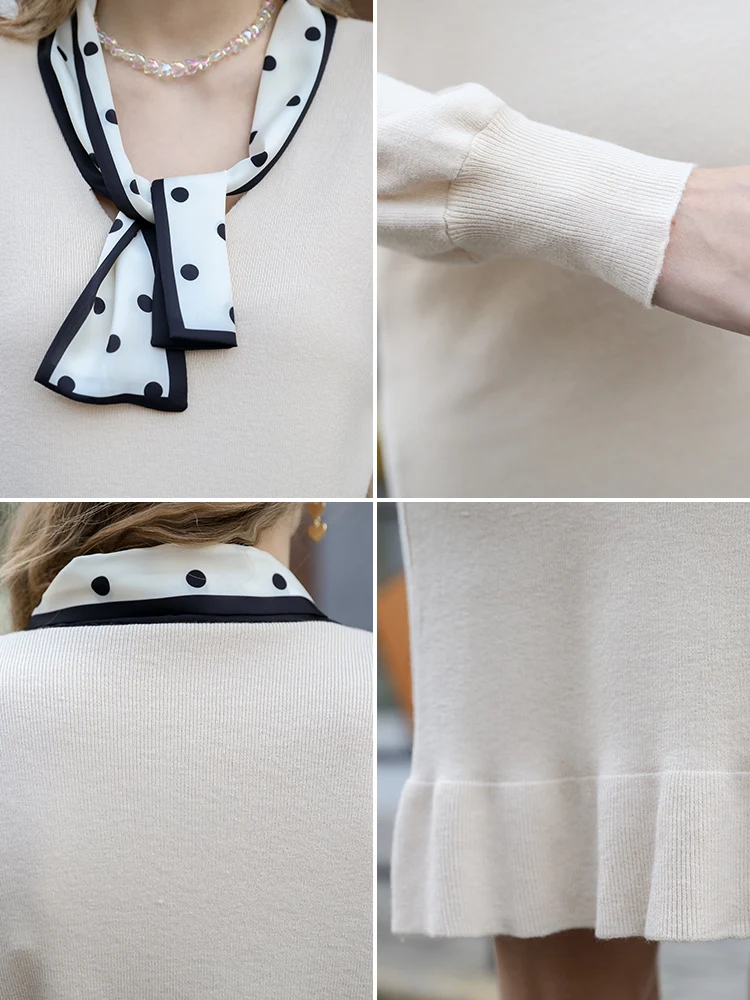 Maternity Dress Pregnancy Knit Dress Pregnancy Shirt Pregnant Women Autumn and Winter Skirt