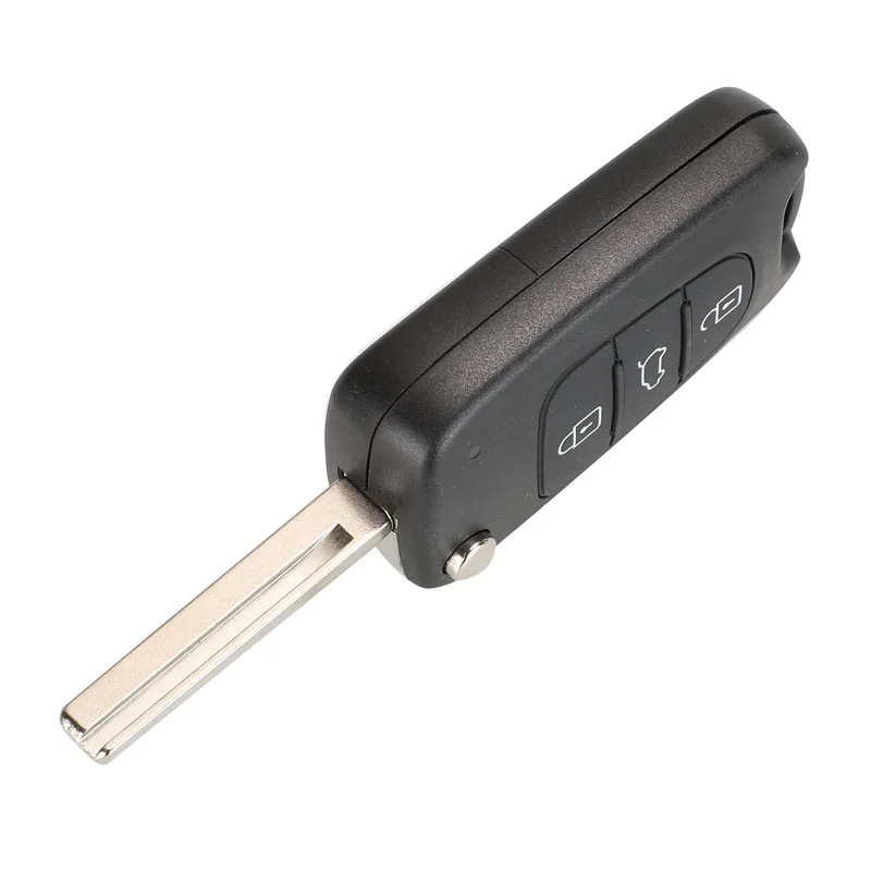 1 left blade Jingyuqin 3 кнопки откидная оболочка ключа дистанционного управления для HYUNDAI I30 IX35 для Kia K2 K5 ключи автомобиля пустой чехол - Цвет: 1 left blade