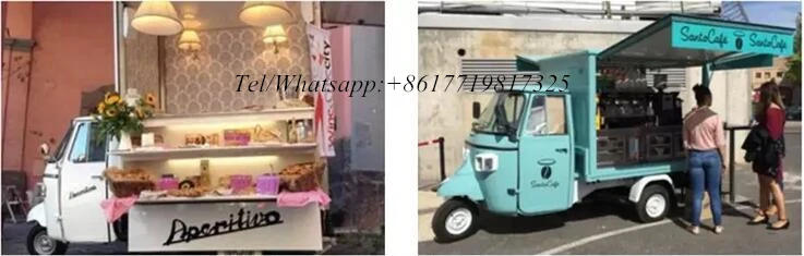 PIAGGIO APE США на заказ Piaggio APE классический пищевой грузовик на продажу