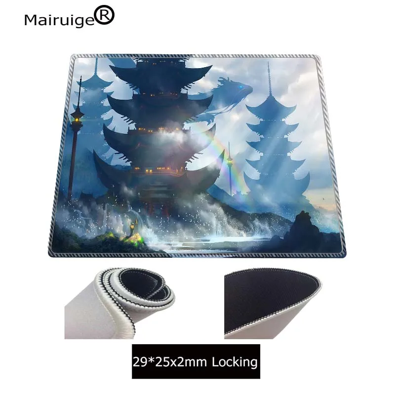 

MRGBEST Japan Castle Landscape Mouse Pad Gaming Large pad Big Computer Mat Office Desk Keyboard Mause