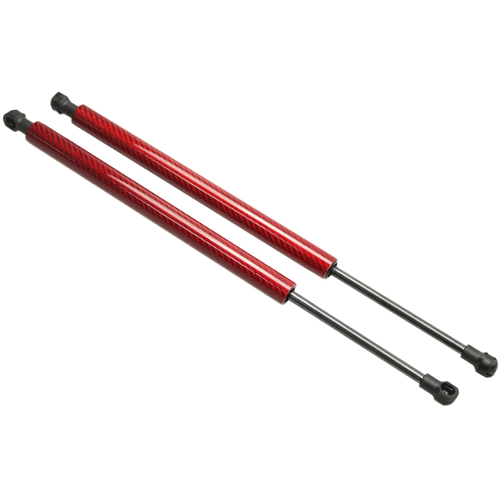 Red carbon fiber Для OPEL ASTRA G хэтчбек(F48_, F08_) 1998-2009 багажника углеродное волокно газовые стойки Лифт поддержка амортизатор 536,5 мм - Цвет: Red carbon fiber