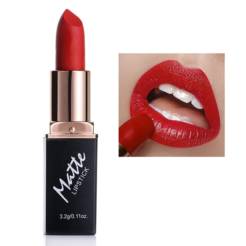 Матовый блеск для губ сексуальный красный цвет макияж новинка увлажняющая