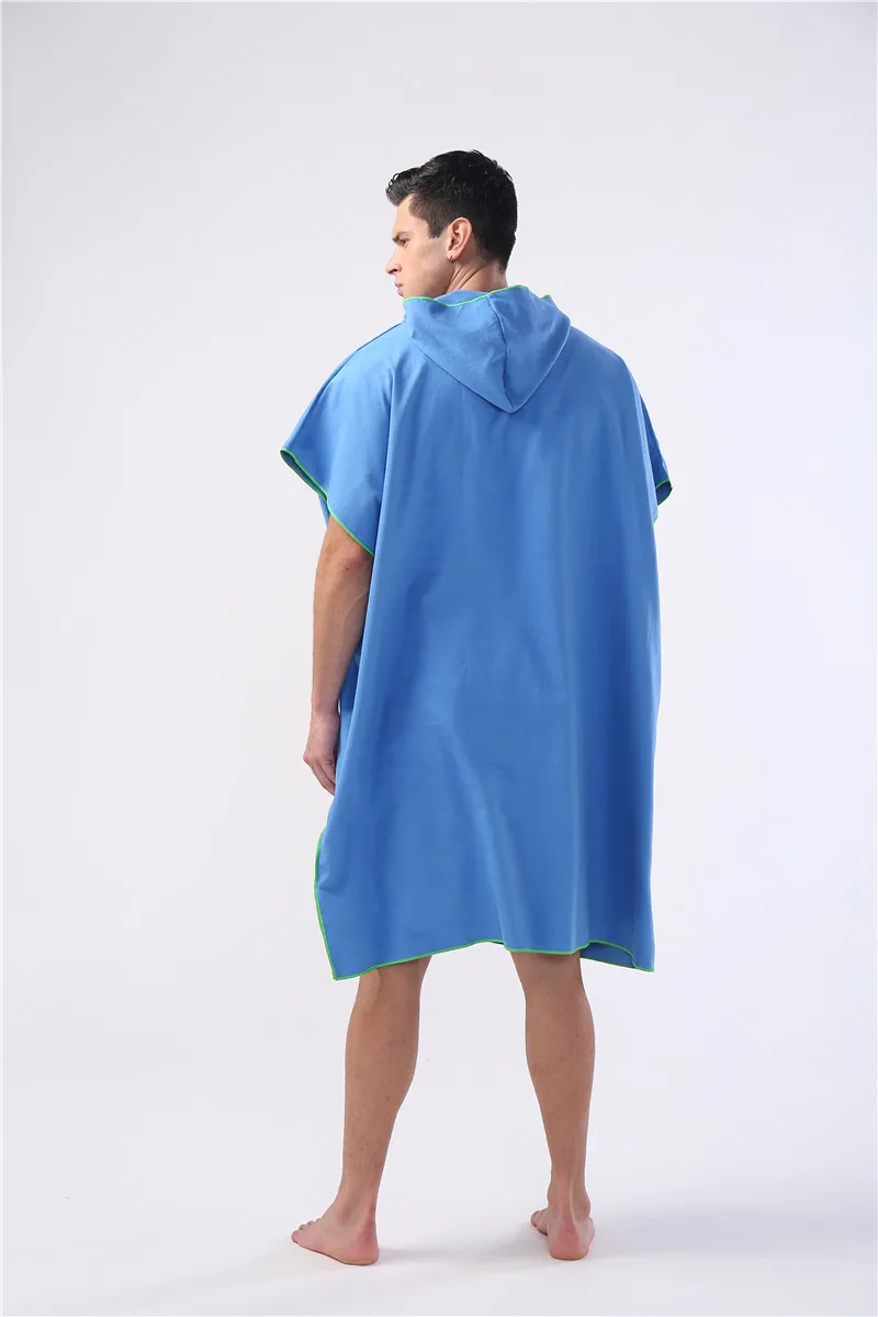 Пляжная сменная одежда для взрослых женщин мужчин с шапкой платье блузка из