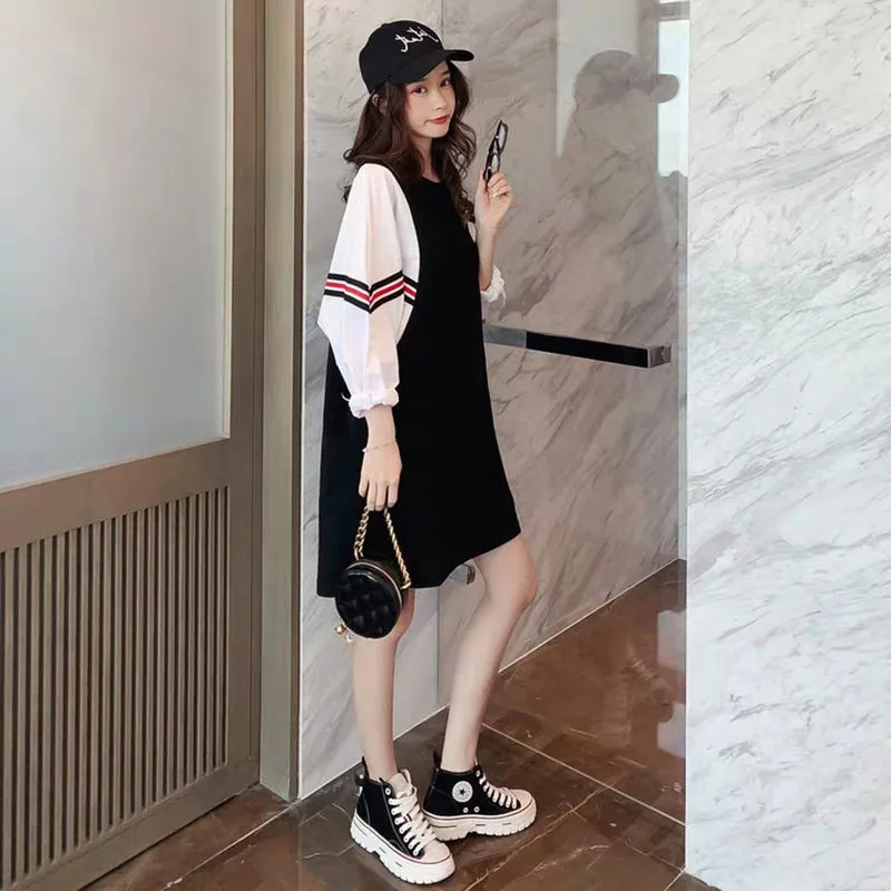 Черное красивое платье для девочек уличная одежда празднивечерние вечернее