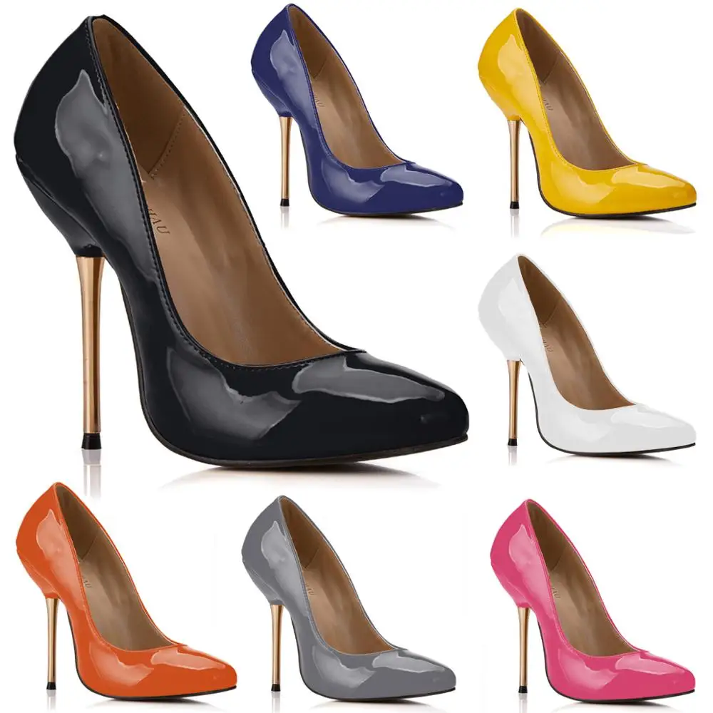 CHMILE чау из лакированной кожи пикантные вечерние туфли Для женщин круглый носок