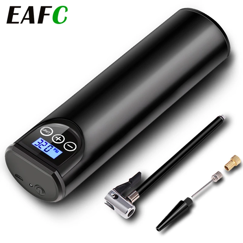 Воздушный компрессор для мотоцикла и велосипеда ручной аккумуляторный насос