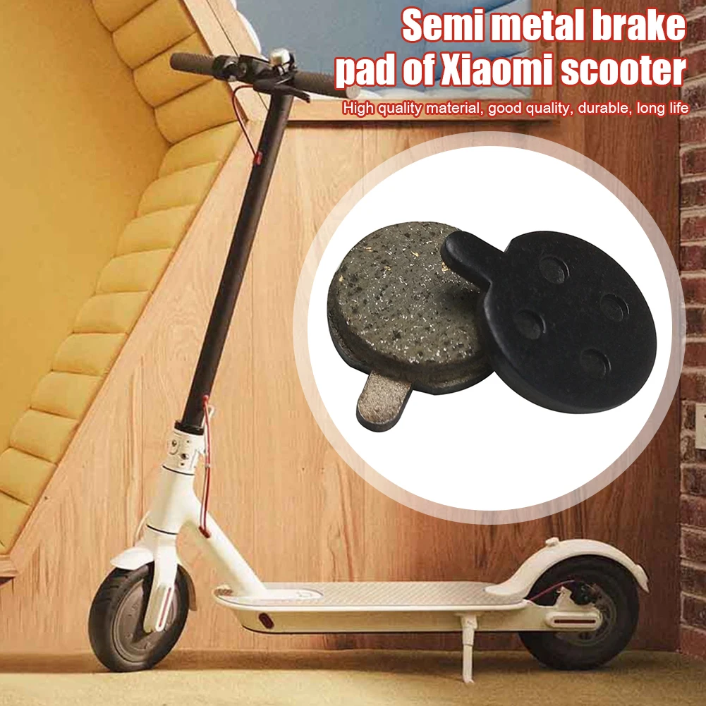 

1 Pair Electric Scooter Metal Disc Brake Pads for Xiaomi M365 Pro Scooter Replacement Parts Friction Plates Cycling Accessories