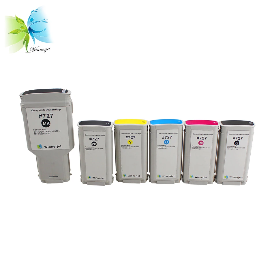 WINNERJET for HP 727 Remanufactured Ink Cartridge with Designjet T1500 T1530 T920 T930 T2500 T2530 Printers | Компьютеры и офис