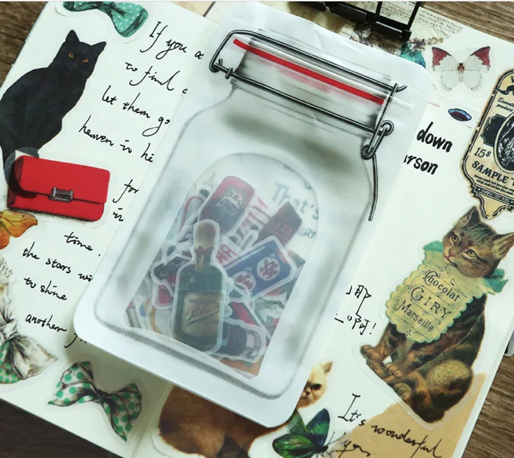 Скрап делая ретро наклейки полупрозрачные бабочки пергамент Бумага Стикеры для