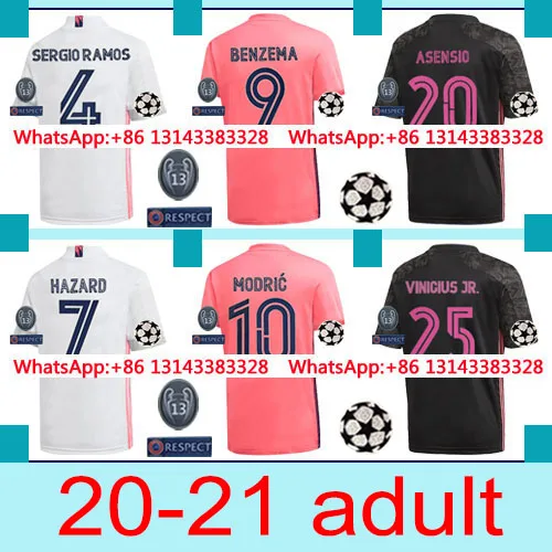 20 21 рубашка высшего качества MARCELO новая для дома третий 2020 2021 реальные MadridES JOVIC