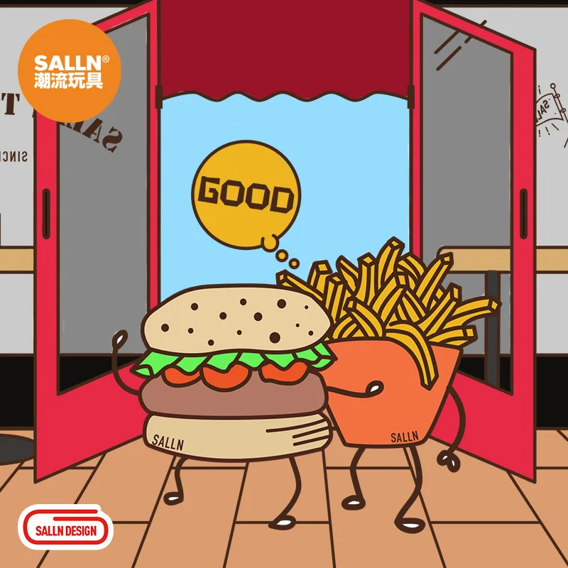 Супермягкие плюшевые игрушки и подушка в виде гамбургера картошки фри с