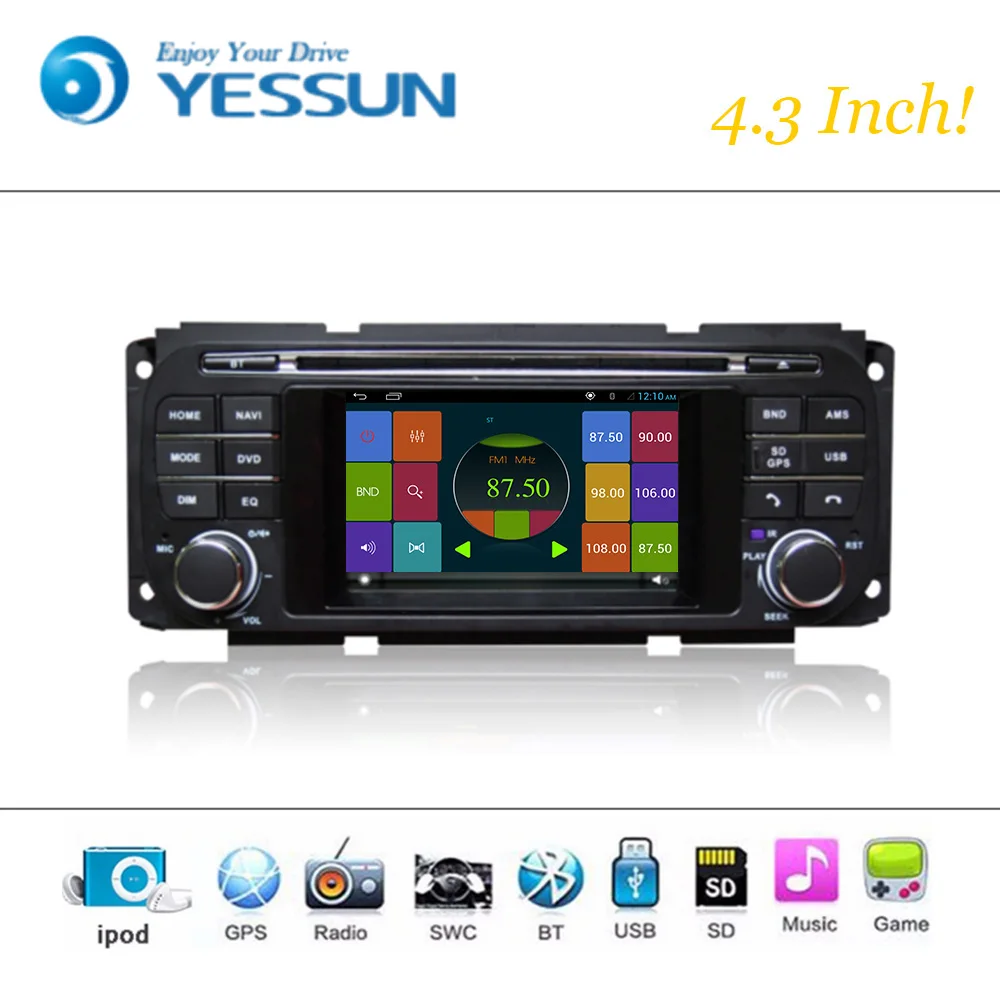 Автомобильный dvd плеер система Android Wince для Chrysler Jeep Dodge Авторадио стерео GPS