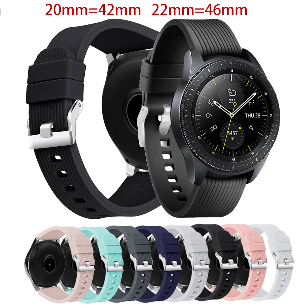 

Ремешок для Gear S3 Frontier, браслет для Samsung Galaxy Watch 46 мм/active amazfit bip/gtr 47 мм, 22 мм, huawei watch gt