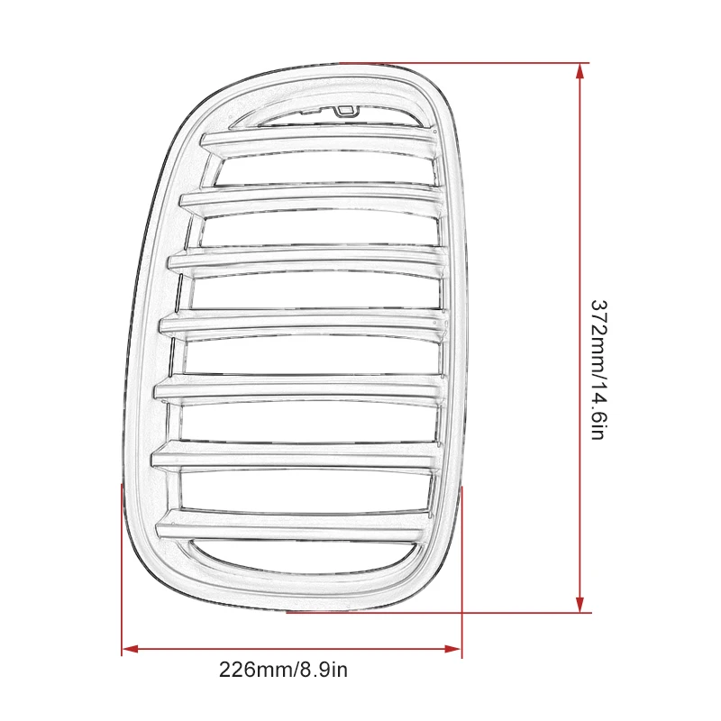 Автомобильная передняя решетка авто передний бампер впускные почечные грили для