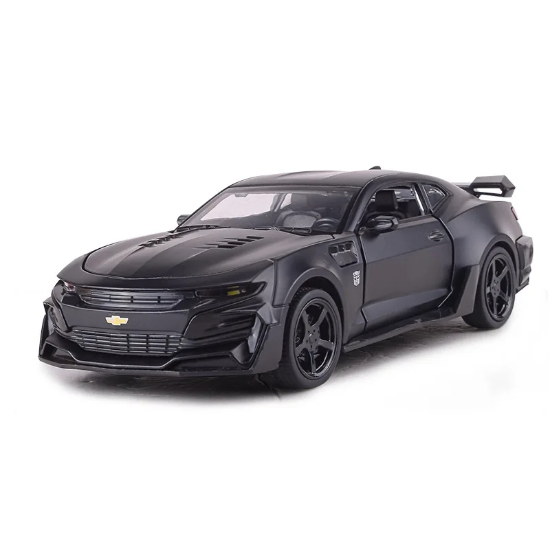 1:32 спортивный автомобиль Camaro литый под давлением из сплава игрушечный тянущийся
