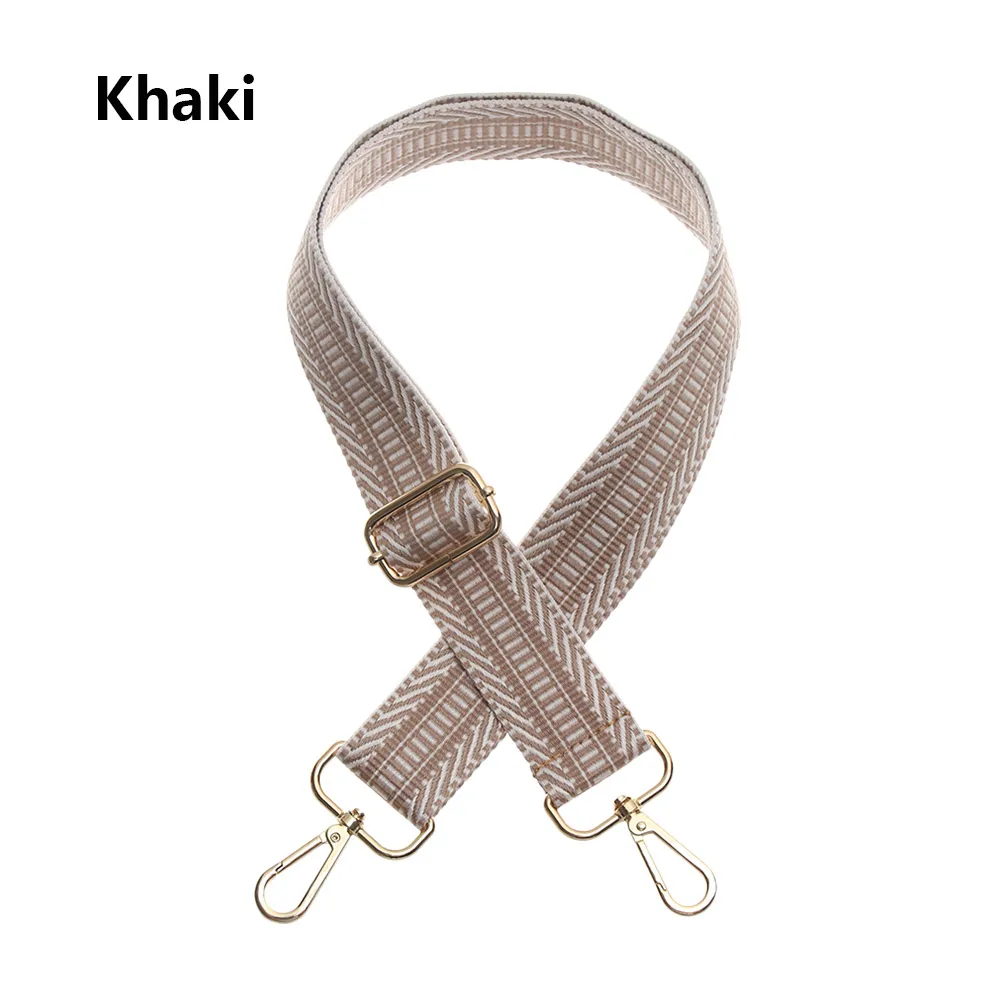 style1-10 Женские цветные нейлоновые сумки, ремешки для сумок, радужная Регулируемая Вешалка на плечо, ремень для сумок, декоративная цепочка, аксессуары для сумок - Цвет: style1-10