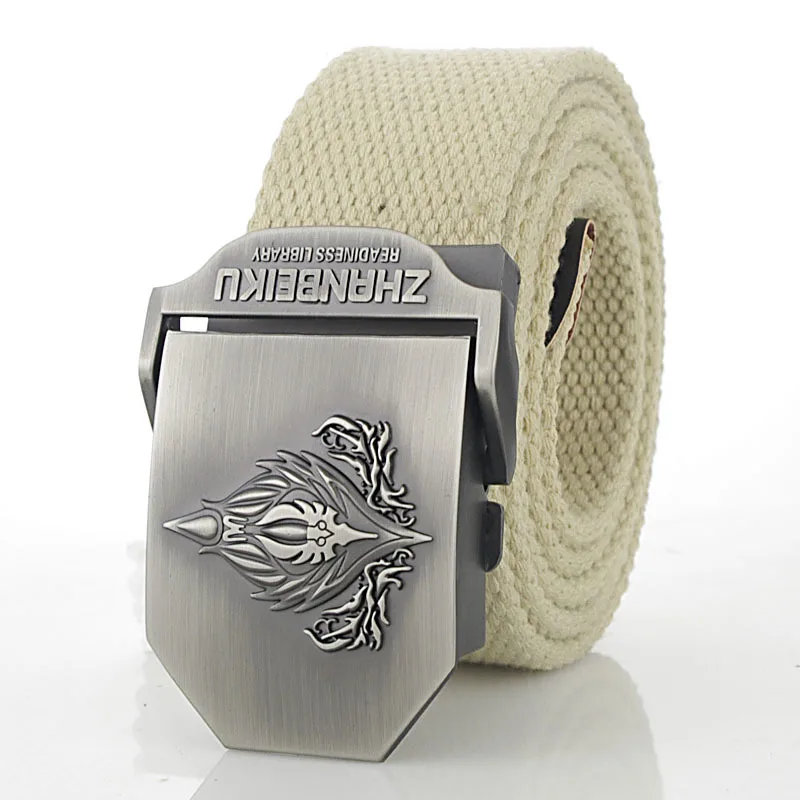 

Men's thick Cotton Belt breathable Comfortable Adjustable Casual Korean Tactical knitted nylon Belt Fashion Women