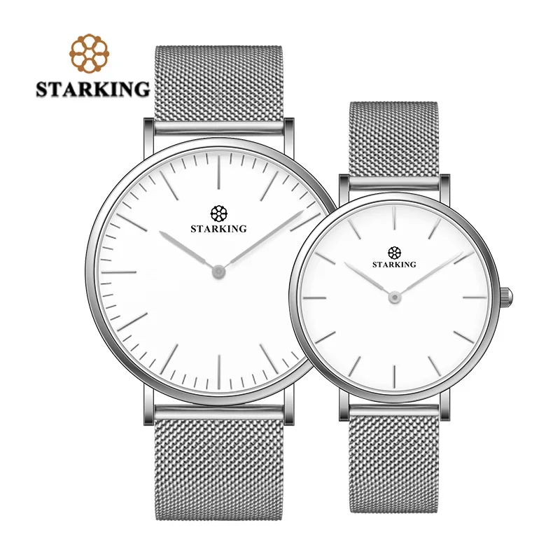 Женские кварцевые часы STARKING люксовый бренд розовое золото Модный деловой
