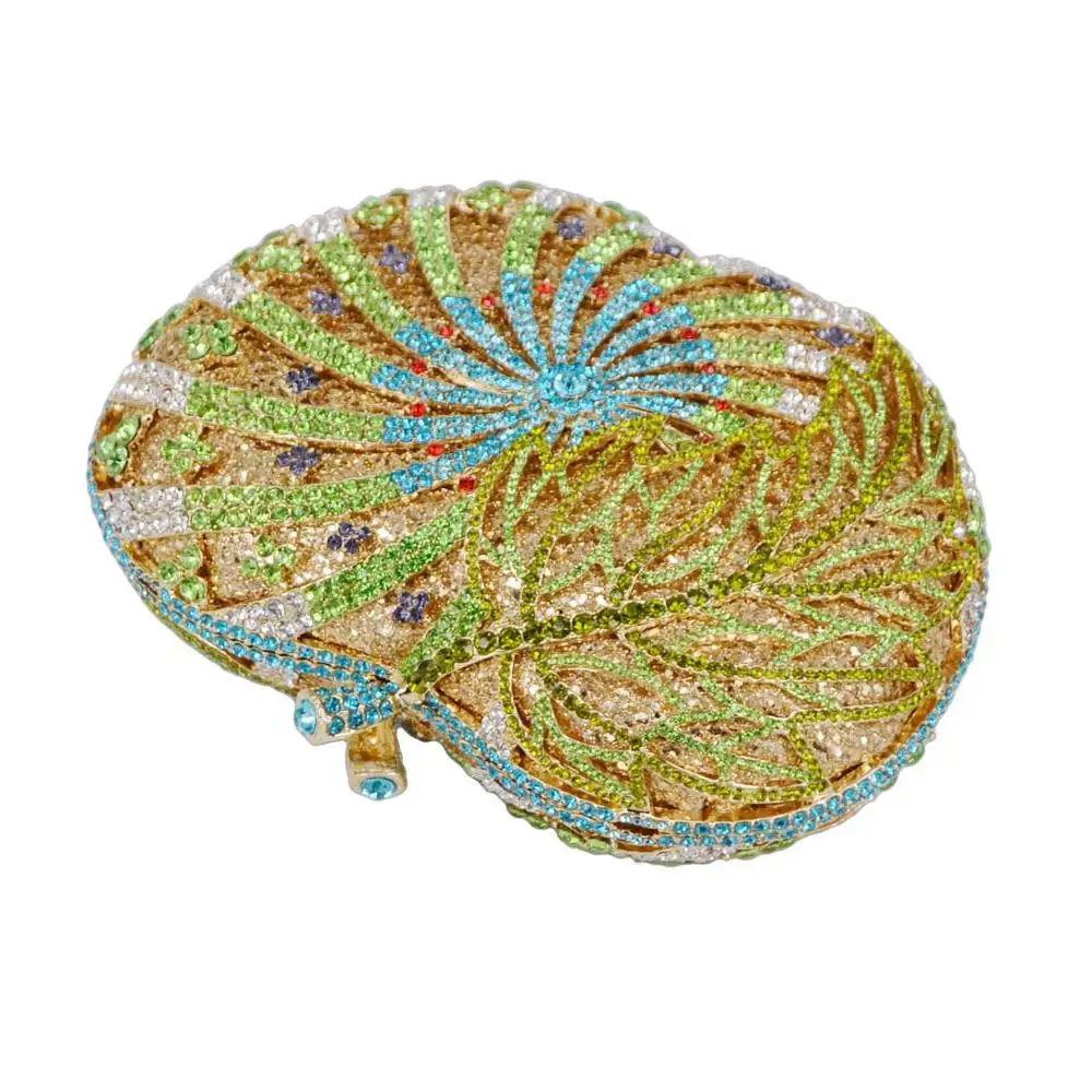 Дизайнерские роскошные сумки зеленая Женская вечерняя сумка в виде яблока для