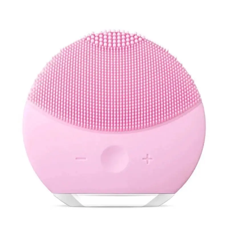 

Electric Face Brush Skin Pore Blackhead Remover Ultrasonic Vibration Cleansing Silicone Sonic Cleanser For USB Rechargeable