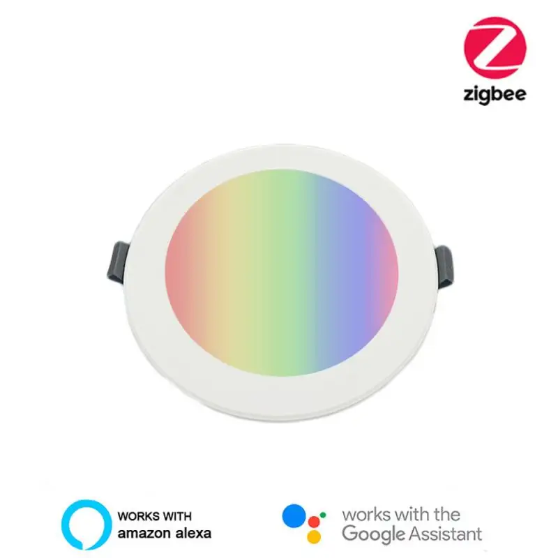 

Zigbee 3.0 Mesh Smart Ceiling Lamp LED Downlight Tuya SmartThings App RGBCW Dimmable Spotlighting 7W 10W 5W Alexa