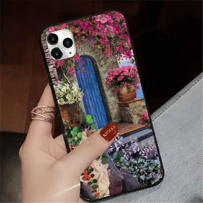 

travel italy France London mediterranean street Phone Case for iPhone 11 12 pro XS MAX 8 7 6 6S Plus X 5S SE 2020 XR