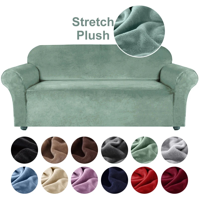 

Мягкий утолщенный чехол для дивана на 1/2/3/4 места, полноразмерный эластичный чехол для гостиной, угловые Чехлы L-образной формы