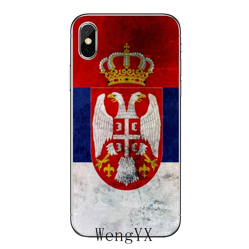 Чехол с российским флагом Сербии для Samsung Galaxy J8 J7 J5 Prime pro J3 A3 A5 A7 2018 2017 2016|Бамперы| |