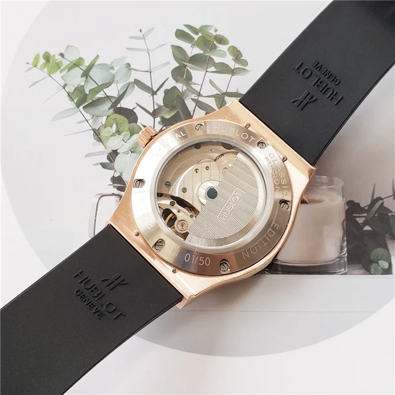 

NEW NOVELTIES Luxury Brand Mens Watches Mechanical Wristwatches Stainless Steel Strap men's wristwatch classic business dress