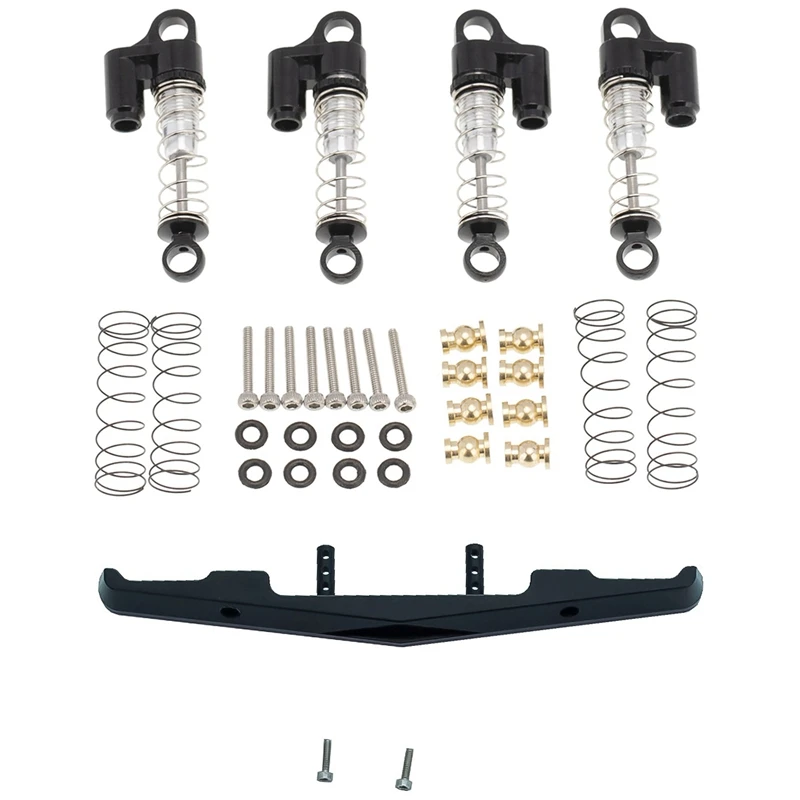 

Амортизатор с металлическим передним Бампером для Axial SCX24 90081 1/24 RC Crawler Car