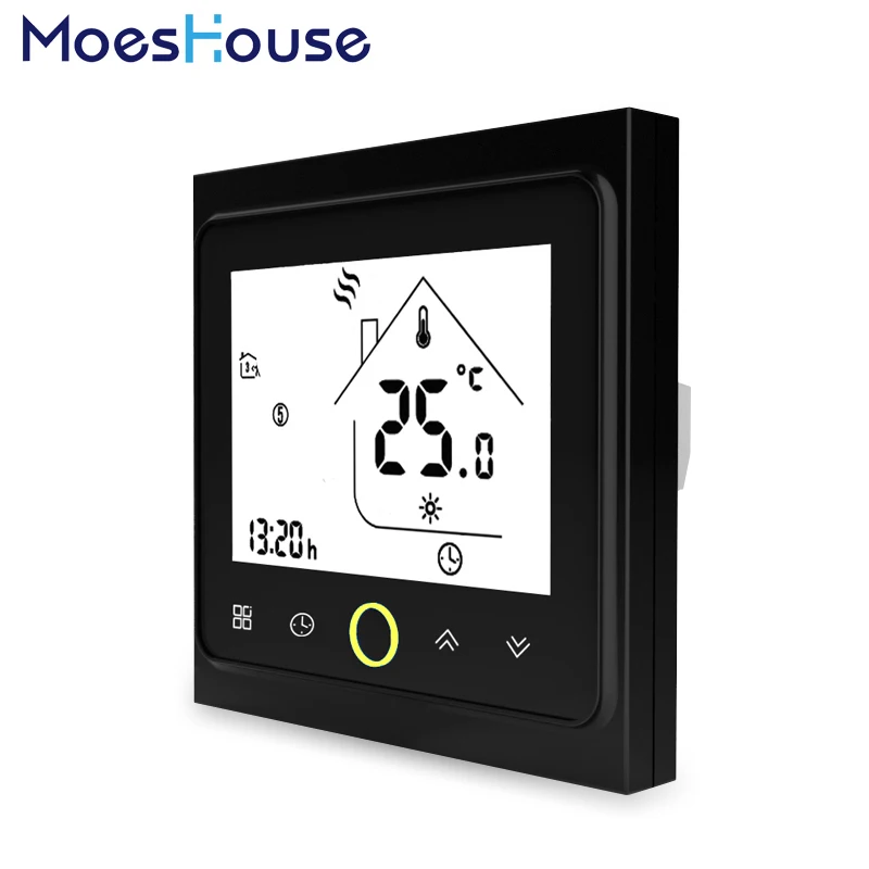 

Thermostat Temperature Controller LCD Touch Screen Backlight for Water floor Heating 3A Weekly Programmable