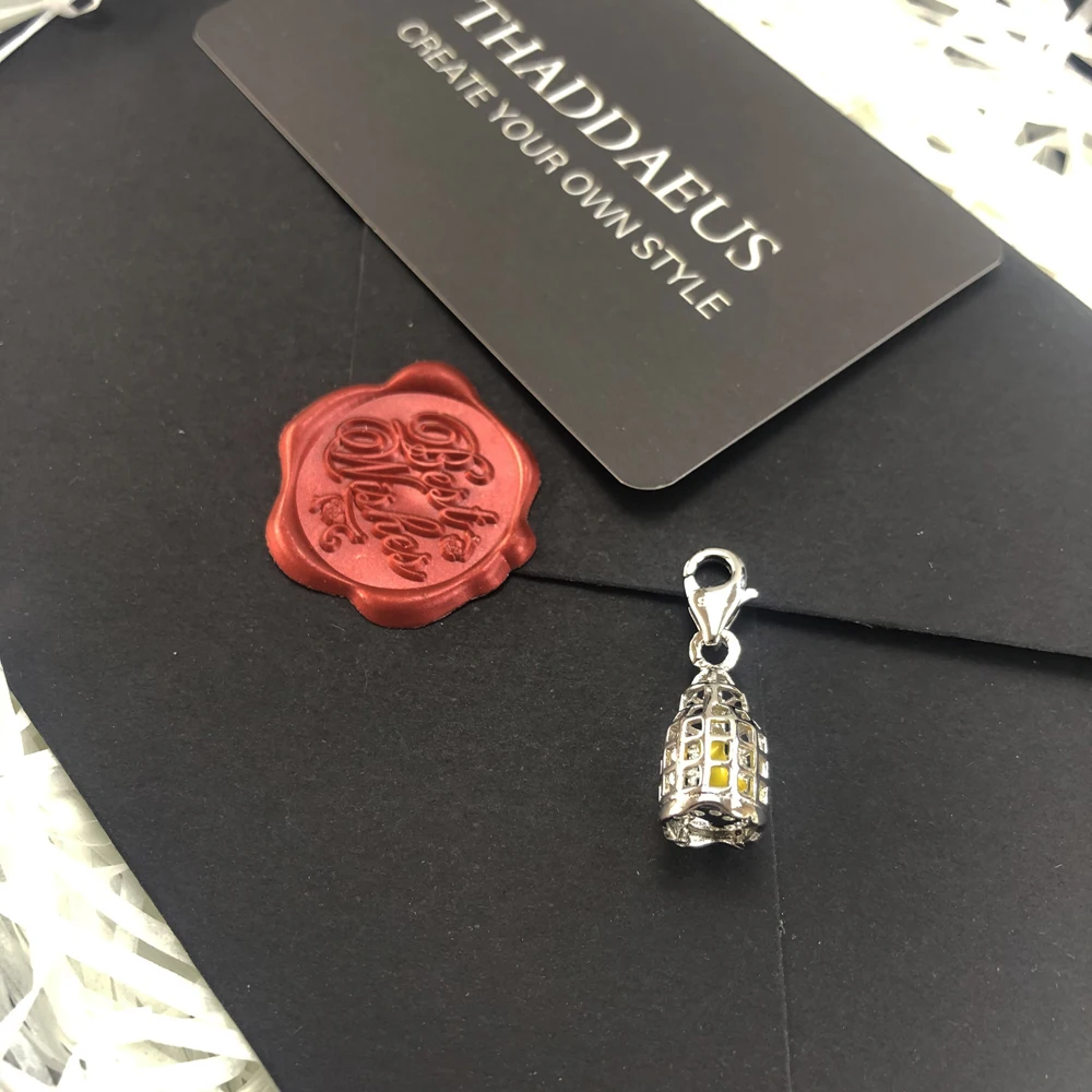 Птичья клетка подвеска 2019 Европа ювелирные изделия аксессуары стерлингового