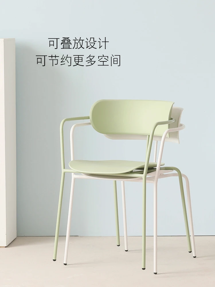 Простой Инс стул промышленный ветер кованого железа Металла Открытый спинка