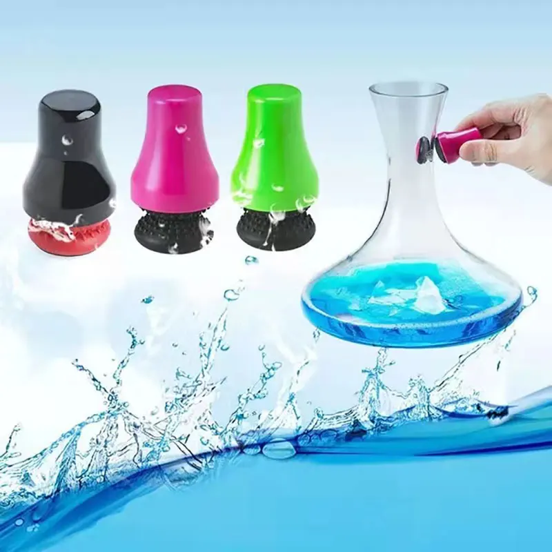 

Silicone Magnetic Cleaning Brush Cleaner Glass Bottle Rubber Spot Scrubbe Long Corner for Shisha Hookah Narguile Accessories