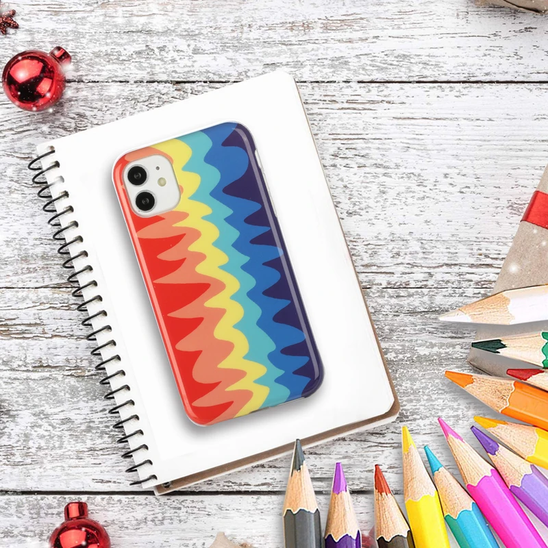 

Luxury Rainbow IMD Soft TPU Silicone Case Mobile Phone Protective Back Cover for iPhone 12 mini 6 6S 7 8 Plus X Xr Xs 11 Pro Max