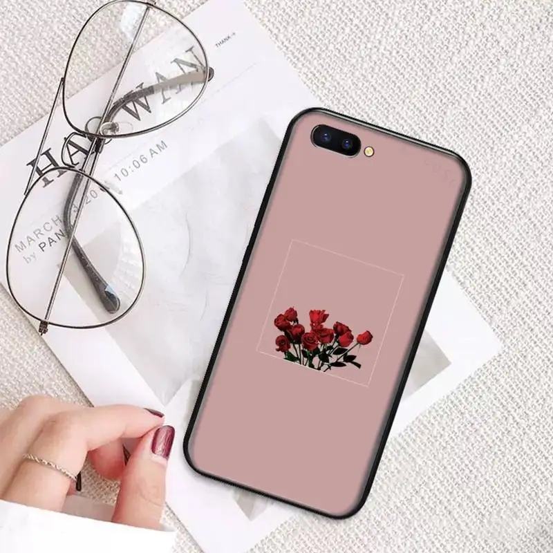

Passion Red Yellow Pink Rose Sunflower Phone Case For OPPO A ax 3 5 3 37 57 59 37 73 75 83 71 2018 11 1k s PRO