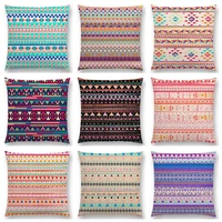 hippie boho acqua navajo aiyana decorative pattern cushion cover sofapillow case