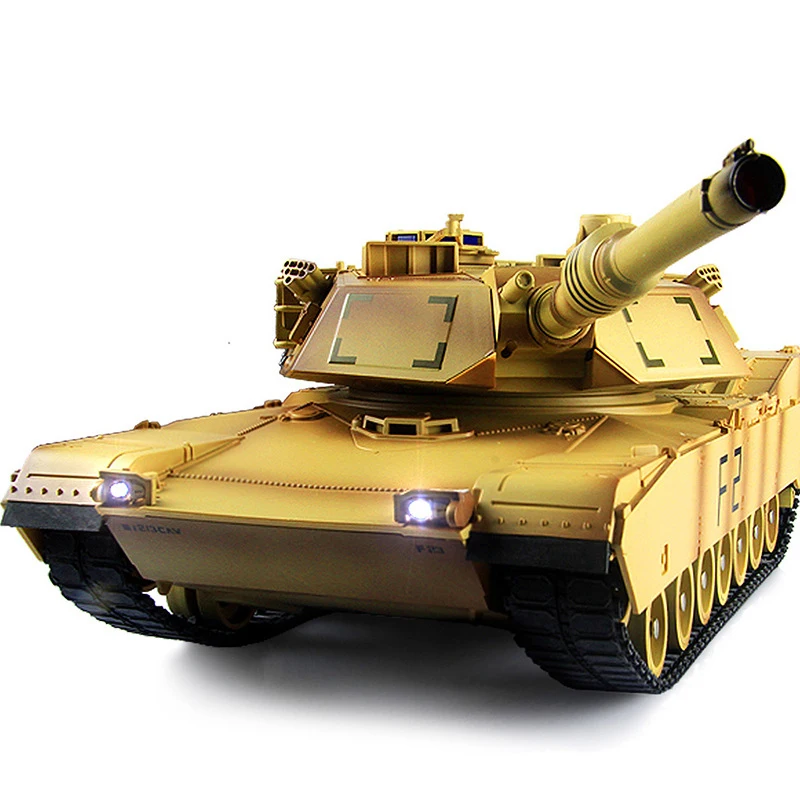 Радиоуправляемый боевой танк M1A2 10 типов вращение на 330 градусов имитация