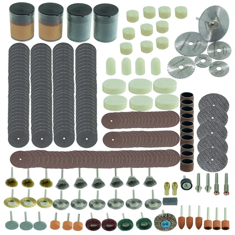 269 PCS Набор аксессуаров для вращающихся инструментов Dremel подходит для дрели Dremel шлифовальный полировальный инструмент Dremel аксессуары - Цвет: 269 PCS