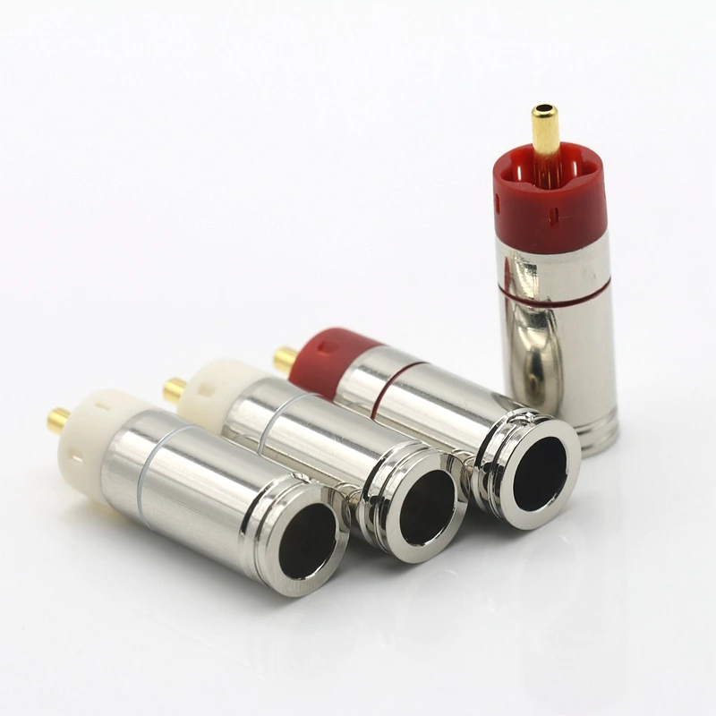 Латунная позолоченная одноточечная контактная головка-усилитель для телефона 4