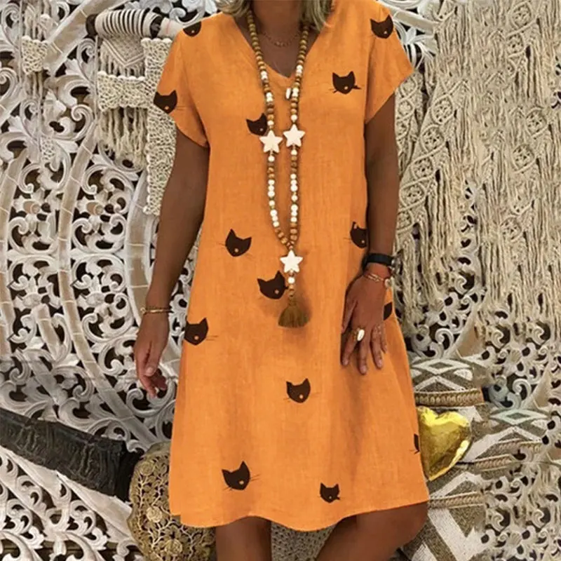 Летние платья Robe Femme Ete пляжные хиппи бохо размера плюс платья для женщин 4xl 5xl линия Sukienka льняная одежда из хлопка