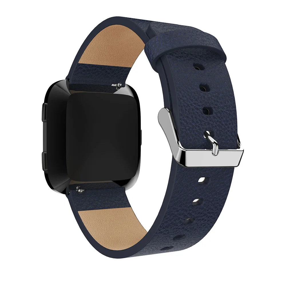 Кожаный ремешок замена спортивный для Fitbit Versa Frontier/Классический Браслет Quick Release