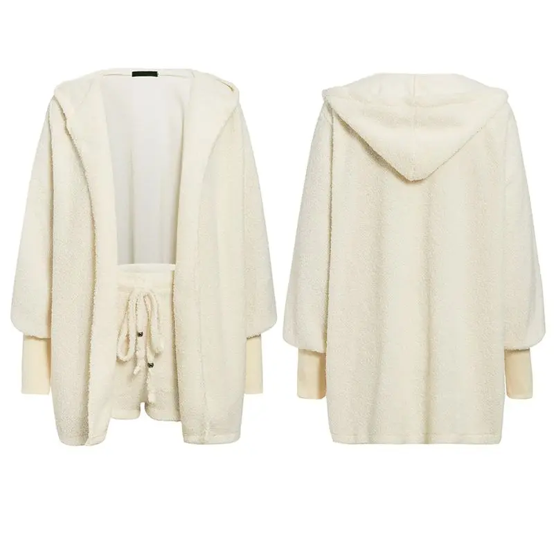 3 шт./компл. зимний сексуальный женский домашний костюм Повседневная Пижама с